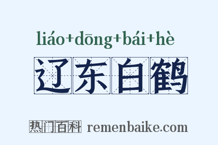 辽东白鹤是什么意思的图片